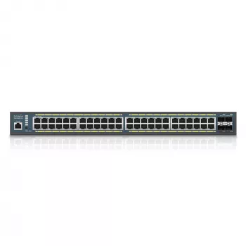 Valdomas komutatorius EnGenius FitSwitch 48 PoE 48 prievadų Gigabit Ethernet