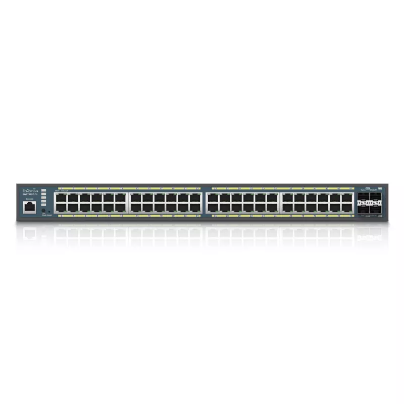 Valdomas komutatorius EnGenius FitSwitch 48 PoE 48 prievadų Gigabit Ethernet