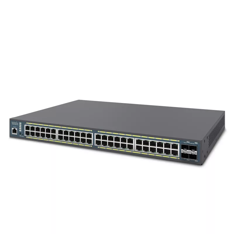 Valdomas komutatorius EnGenius FitSwitch 48 PoE 48 prievadų Gigabit Ethernet