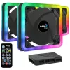 Aerocool Edge 14 Pro kompiuterio korpuso ventiliatorius 14 cm juodas
