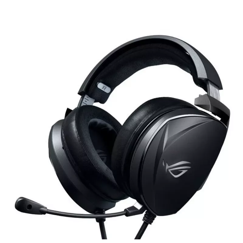 ASUS ROG Theta Electret ausinės, laidinės, ant galvos, žaidimams, juodos