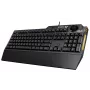 ASUS TUF Gaming K1 klaviatūra USB juoda viso dydžio RGB LED