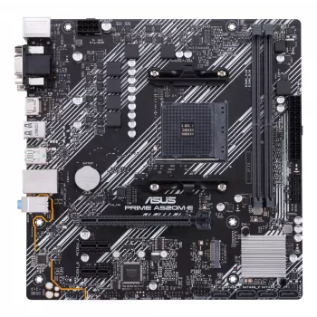 Pagrindinė plokštė ASUS PRIME A520M-E/CSM, AMD A520, Socket AM4, micro ATX