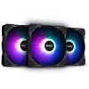 MSI MAX F12A-3 120 mm ARGB ventiliatorių rinkinys – korpuso priedas „3x 120 mm ARGB PWM ventiliatoriai, 600–1500 aps./min., „Mystic Lighting“ sinchronizacija“