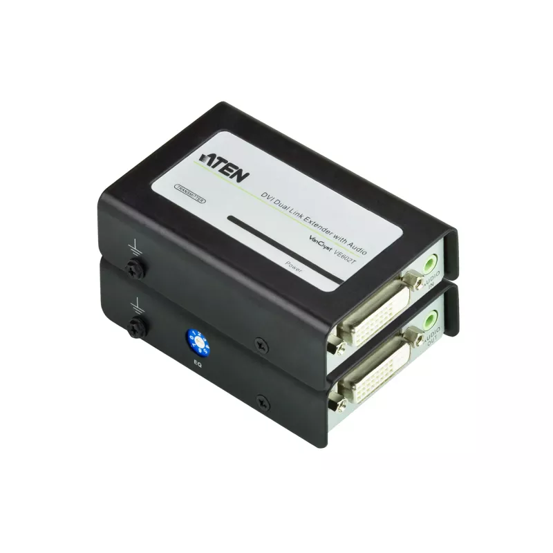AV plėstuvas ATEN VE602 DVI Dual Link su garsu, 2560×1600 iki 40 m, Cat5e