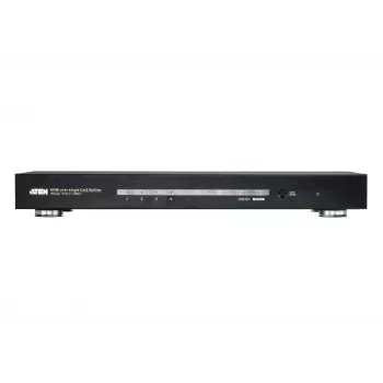 ATEN 4 prievadų HDMI CAT5e/6 skirstytuvas per vieną Cat kabelį / 4K / RS232 / HDBaseT