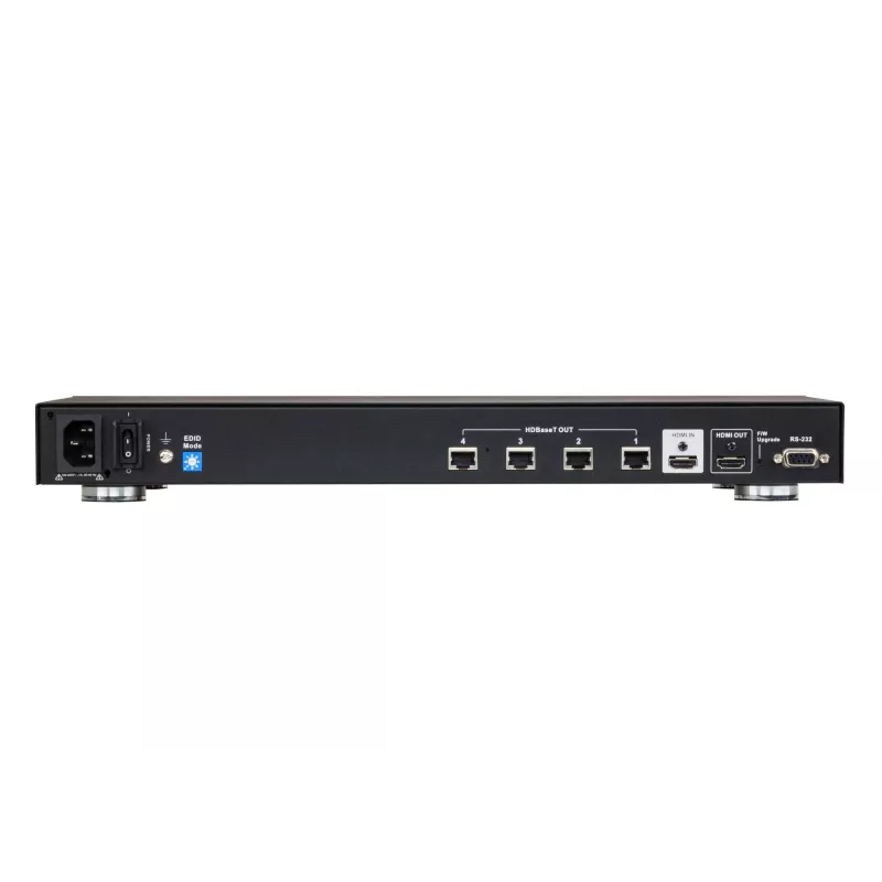 ATEN 4 prievadų HDMI CAT5e/6 skirstytuvas per vieną Cat kabelį / 4K / RS232 / HDBaseT