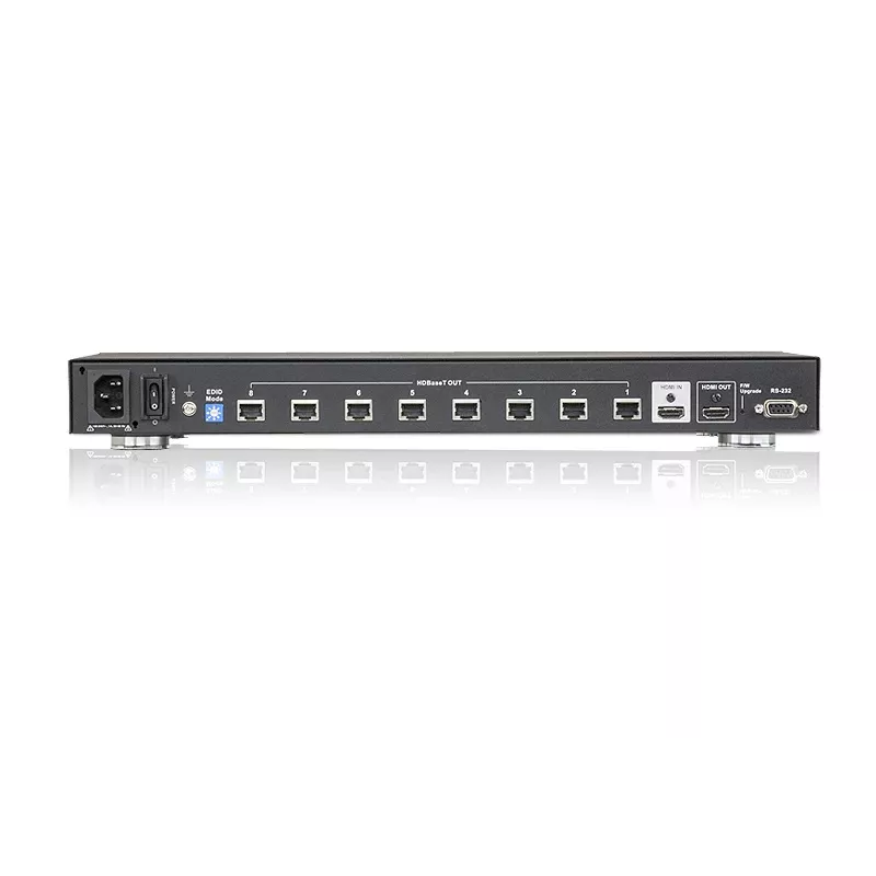 ATEN 8 prievadų HDMI CAT5e/6 skirstytuvas per vieną Cat kabelį / 4K / RS232 / HDBaseT