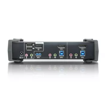 ATEN 2 prievadų USB 3.1 Gen 1 4K DisplayPort 1.2 KVMP™ komutatorius su garsu (KVM kabeliai komplekte)