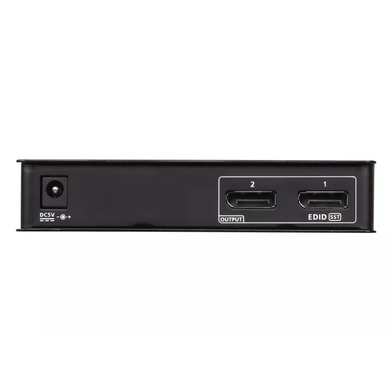 ATEN 2 prievadų 4K DisplayPort 1.2a skirstytuvas, DisplayPort, 2x DisplayPort, 4096 x 2160 pikselių, juodas, metalinis, 4K Ultra HD