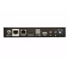 ATEN USB DisplayPort HDBaseT2.0 KVM ilgintuvas, siųstuvas ir imtuvas, laidinis, 150 m, Cat5e, Cat6, Cat6a, 4096 x 2160 pikselių, juodas
