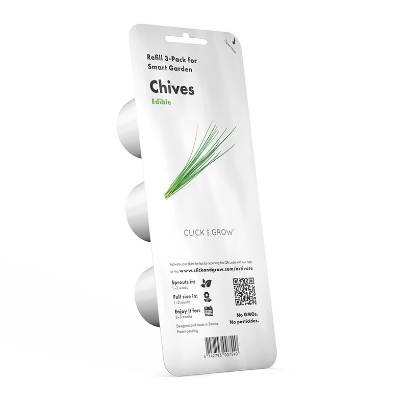 Žolelių vazonas EMSA Click & Grow laiškiniai česnakai