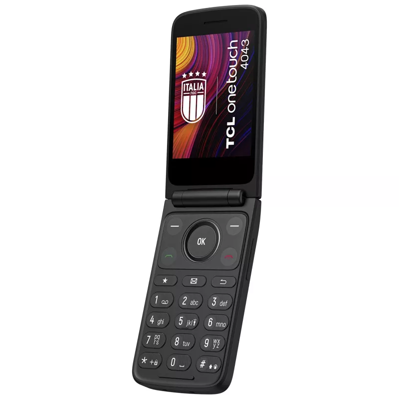 TCL OneTouch 4043 8.13 cm (3.2 colio) 130.6 g Pilkas mėgėjiškas telefonas