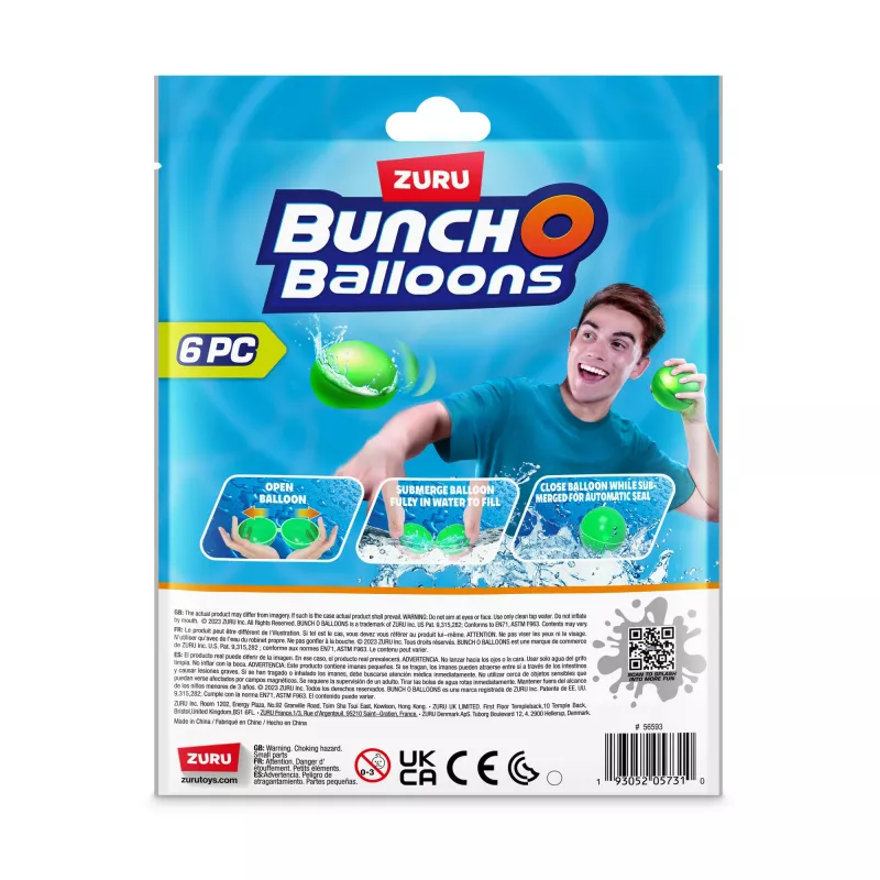 Bunch O Balloons Daugkartiniai vandens balionai 6 vnt. ZURU