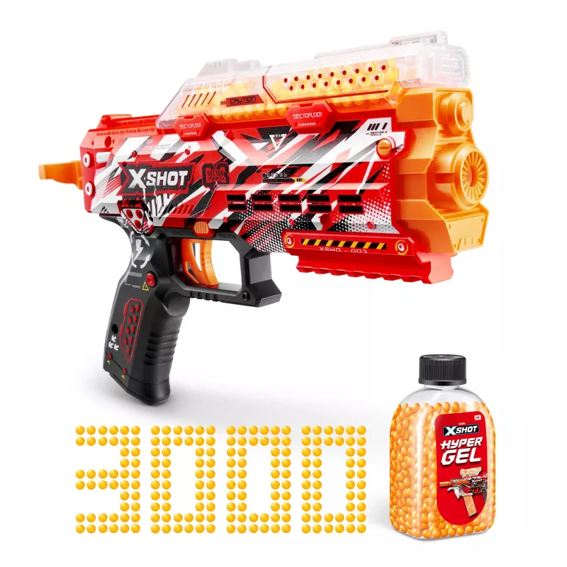 XSHOT Hyper Gel Stinger Blaster (3 000 Hyper Gel granulių) ZURU