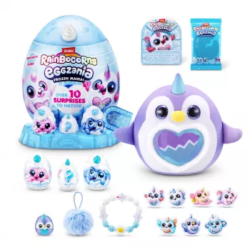 Plush toy Zuru Rainbocorns Eggzania Frozen Mania — gyvūno pliušas, įvairiaspalvis, nuo 3 metų