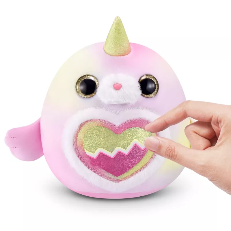 Plush toy Zuru Rainbocorns Eggzania Frozen Mania — gyvūno pliušas, įvairiaspalvis, nuo 3 metų
