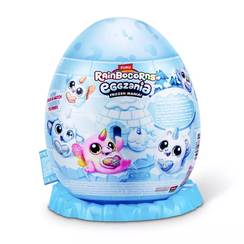 Plush toy Zuru Rainbocorns Eggzania Frozen Mania — gyvūno pliušas, įvairiaspalvis, nuo 3 metų