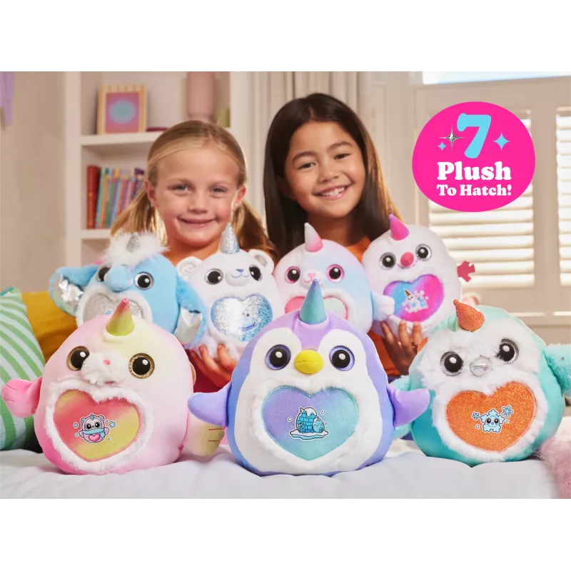 Plush toy Zuru Rainbocorns Eggzania Frozen Mania — gyvūno pliušas, įvairiaspalvis, nuo 3 metų