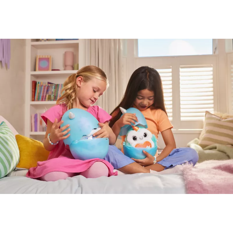 Plush toy Zuru Rainbocorns Eggzania Frozen Mania — gyvūno pliušas, įvairiaspalvis, nuo 3 metų