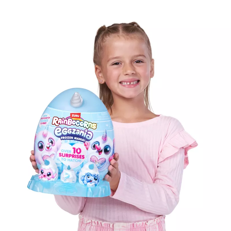 Plush toy Zuru Rainbocorns Eggzania Frozen Mania — gyvūno pliušas, įvairiaspalvis, nuo 3 metų