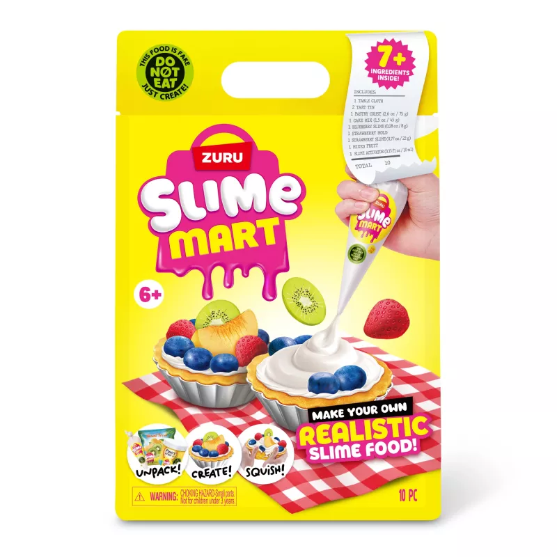 ZURU Slime Mart mažas maišelis, žaislinis maistas, 6 m., įvairiaspalvis