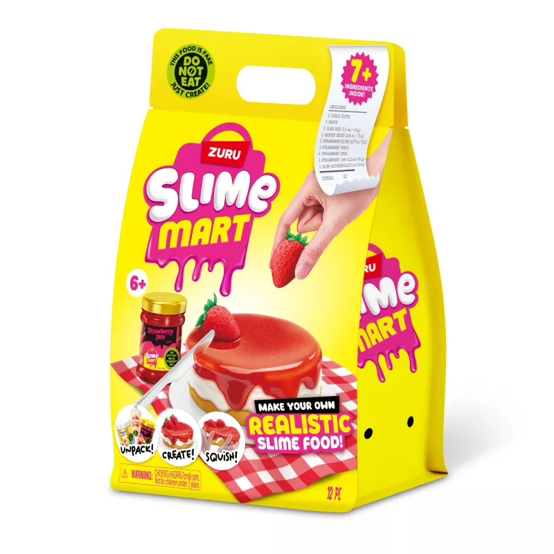 ZURU Slime Mart mažas maišelis, žaislinis maistas, 6 m., įvairiaspalvis
