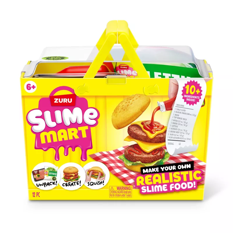 ZURU Slime Mart mažas krepšelis, žaislinis maistas, 6 m., įvairiaspalvis