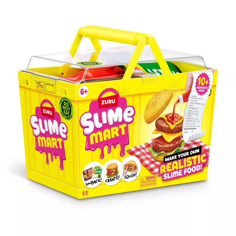 ZURU Slime Mart mažas krepšelis, žaislinis maistas, 6 m., įvairiaspalvis