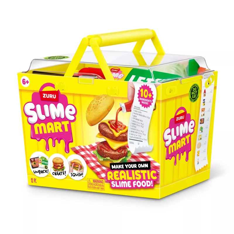 ZURU Slime Mart mažas krepšelis, žaislinis maistas, 6 m., įvairiaspalvis