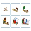 MAX Build more Premium namų statybos plytelių kolekcija, Statybiniai blokeliai, 8 m., Plastikas, 181 vnt., 197 g