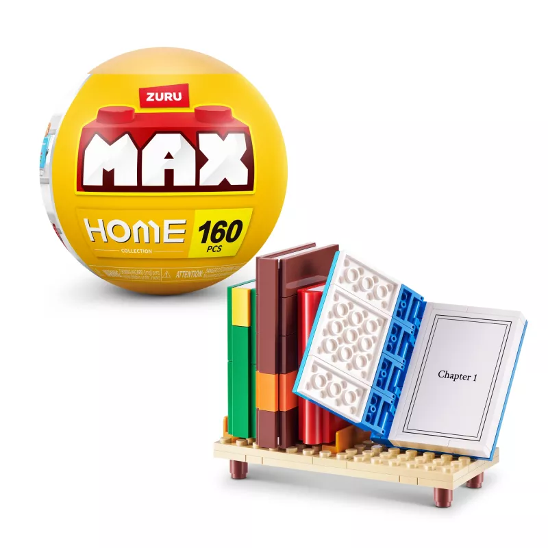 MAX Build more Premium namų statybos plytelių kolekcija, Statybiniai blokeliai, 8 m., Plastikas, 181 vnt., 197 g