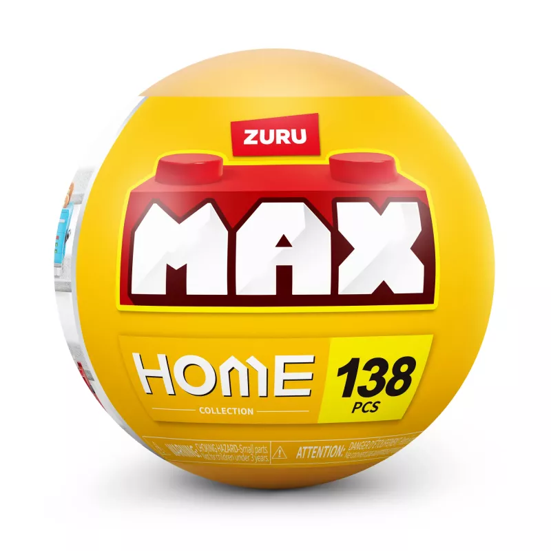 MAX Build more Premium namų statybos plytelių kolekcija, Statybiniai blokeliai, 8 m., Plastikas, 181 vnt., 197 g