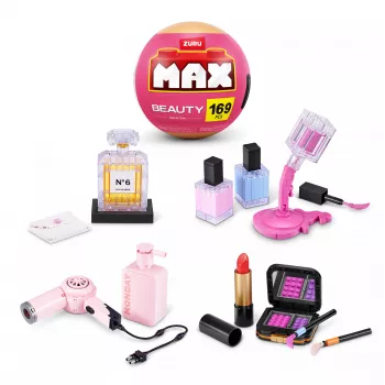 MAX Build more Premium Beauty statybinių kaladėlių kolekcija, Statybinės kaladėlės, 8 m., Plastikas, 169 vnt., 197 g