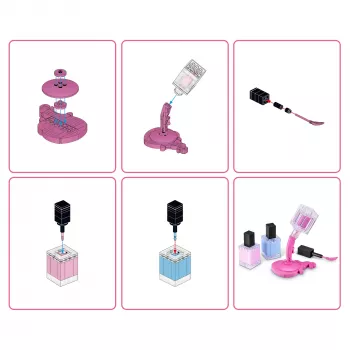 MAX Build more Premium Beauty statybinių kaladėlių kolekcija, Statybinės kaladėlės, 8 m., Plastikas, 169 vnt., 197 g