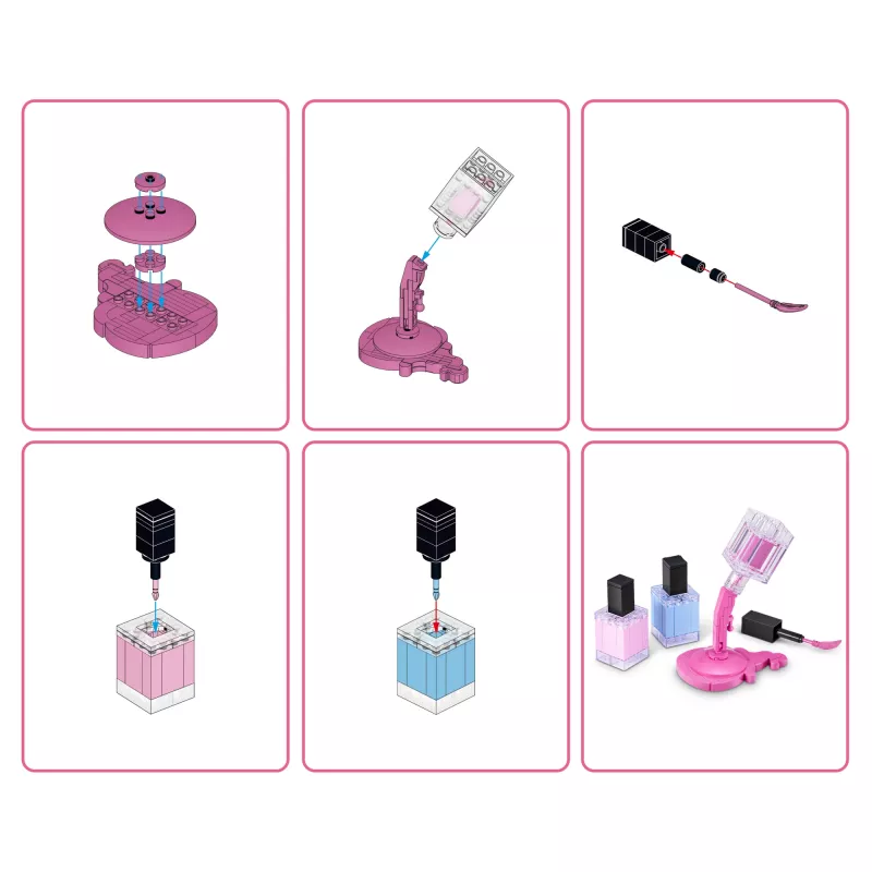 MAX Build more Premium Beauty statybinių kaladėlių kolekcija, Statybinės kaladėlės, 8 m., Plastikas, 169 vnt., 197 g