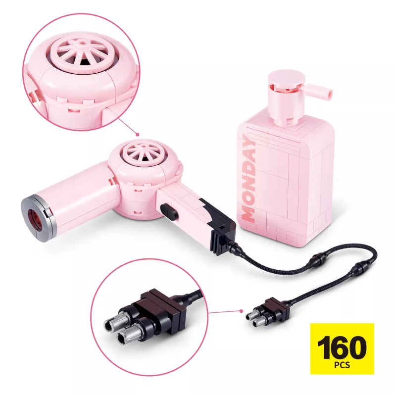 MAX Build more Premium Beauty statybinių kaladėlių kolekcija, Statybinės kaladėlės, 8 m., Plastikas, 169 vnt., 197 g