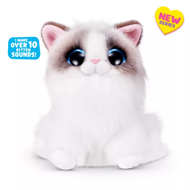 Žaislinė katė Zuru Pets Alive Smitten Kittens Series 2 — interaktyvus skambantis žaislas, nuo 3 metų, AAA baterijos