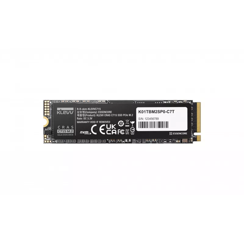 Klevv CRAS C715 512 GB M.2 PCI Express 3.0 NVMe 3D TLC NAND
