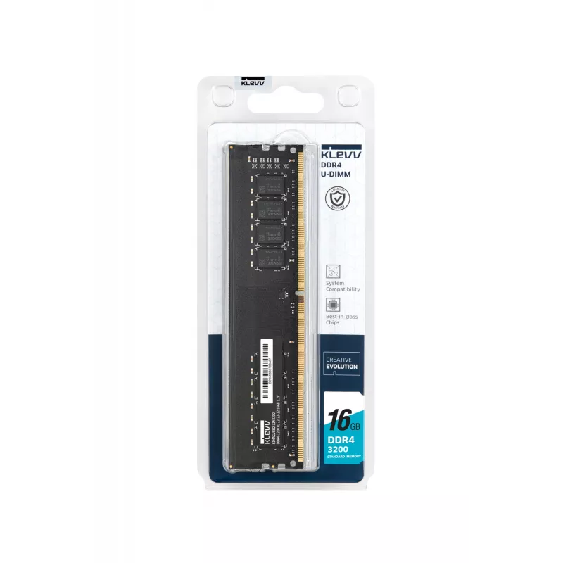Klevv U-DIMM atminties modulis 16 GB 1 x 16 GB DDR4 3200 MT/s 288 kontaktų DIMM
