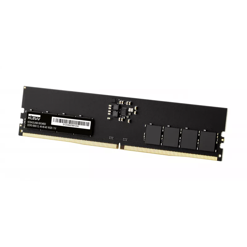 Stalinis DDR5 atminties modulis KLEVV U-DIMM 16 GB (1 x 16 GB) 288 kontaktų DIMM, 1,1 V