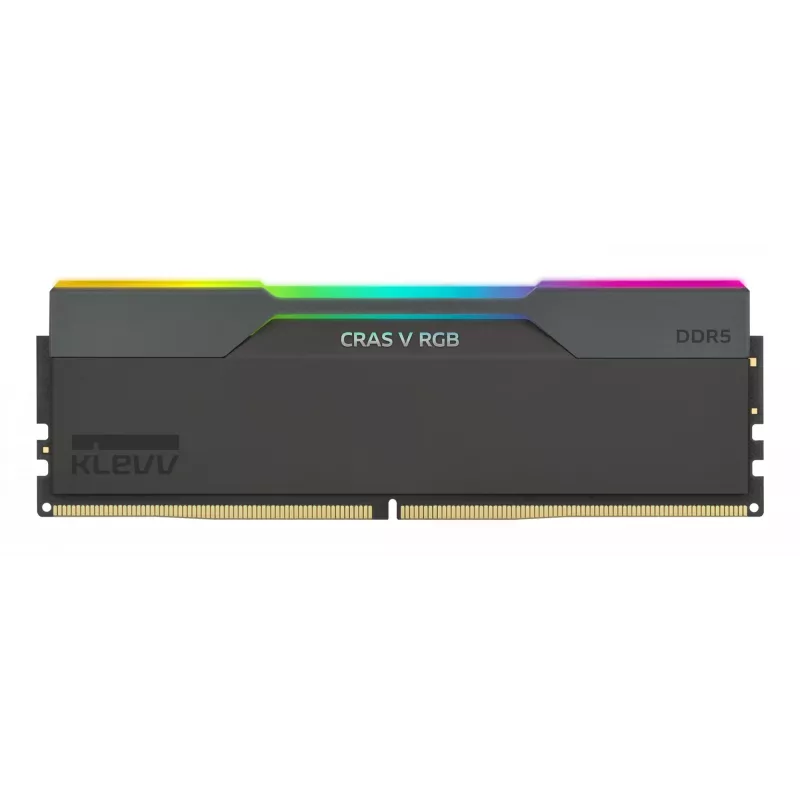 Klevv 64GB (2 x 32GB) 6000MHz CL30 DDR5 ŽAIDIMŲ RAM MODULIS 30-36-36-76 CRAS V RGB