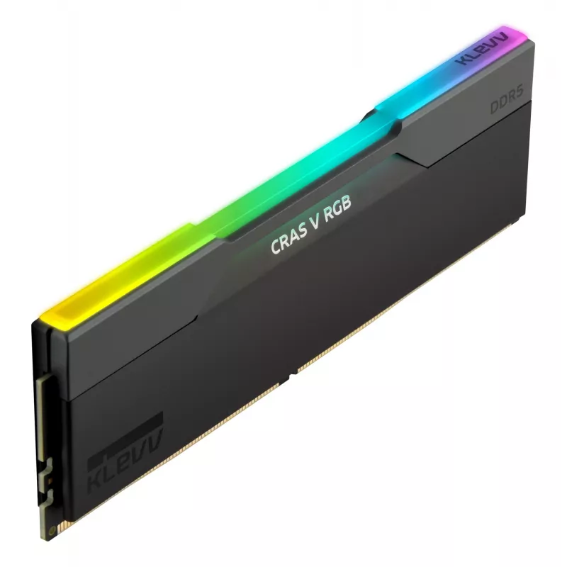 Klevv 64GB (2 x 32GB) 6000MHz CL30 DDR5 ŽAIDIMŲ RAM MODULIS 30-36-36-76 CRAS V RGB