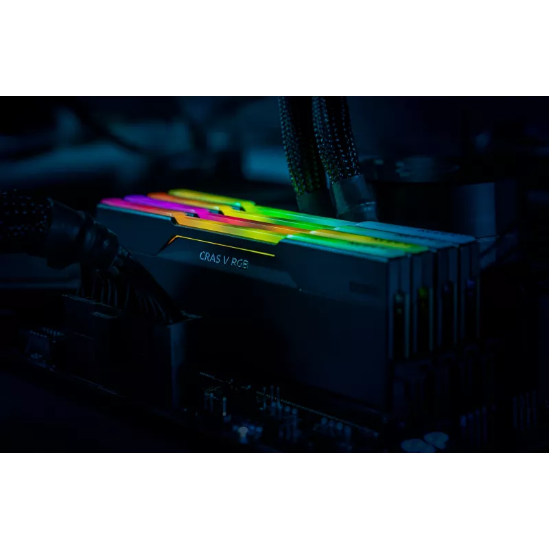 Klevv 64GB (2 x 32GB) 6000MHz CL30 DDR5 ŽAIDIMŲ RAM MODULIS 30-36-36-76 CRAS V RGB