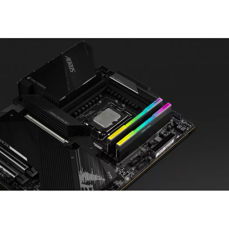 Klevv 64GB (2 x 32GB) 6000MHz CL30 DDR5 ŽAIDIMŲ RAM MODULIS 30-36-36-76 CRAS V RGB