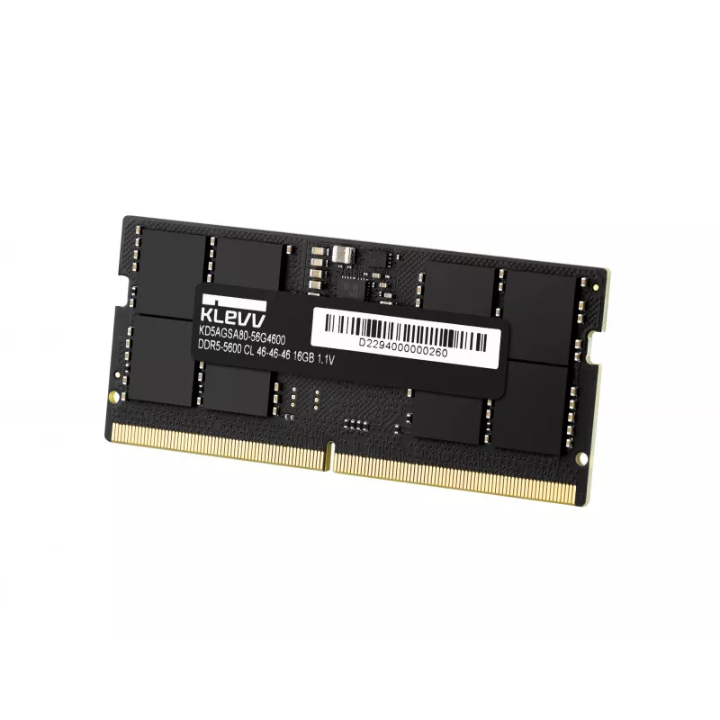 Klevv SO-DIMM atminties modulis 32 GB 1 x 32 GB DDR5 5600 MT/s 262 kontaktų SO-DIMM