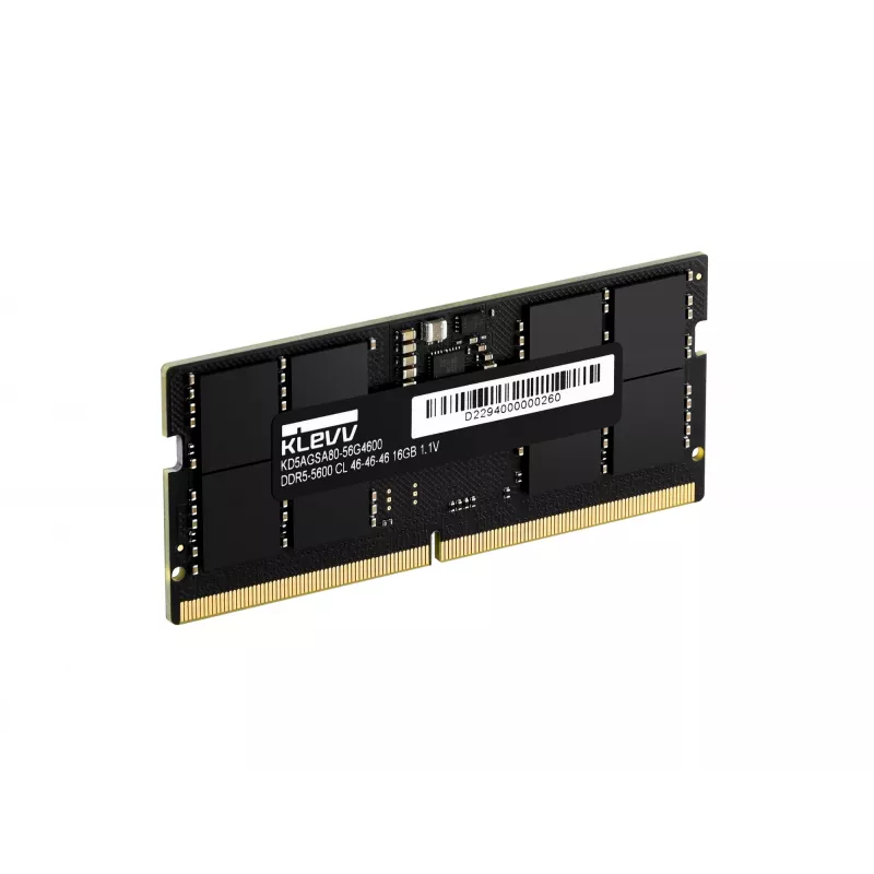 Klevv SO-DIMM atminties modulis 32 GB 1 x 32 GB DDR5 5600 MT/s 262 kontaktų SO-DIMM