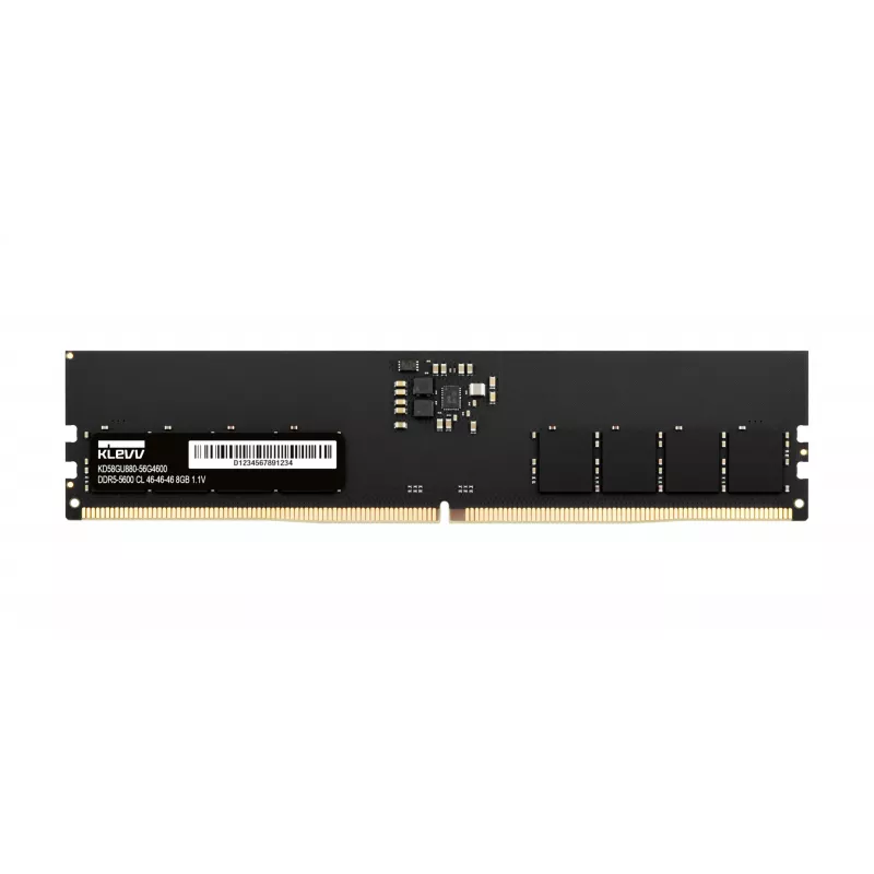 Stalinio kompiuterio RAM KLEVV 8GB DDR5 5600MHz CL46 288-pin DIMM 1.1V (46-46-46-90)
