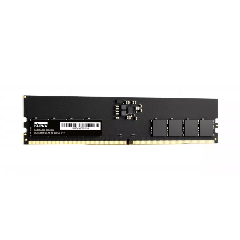 Stalinio kompiuterio RAM KLEVV 8GB DDR5 5600MHz CL46 288-pin DIMM 1.1V (46-46-46-90)