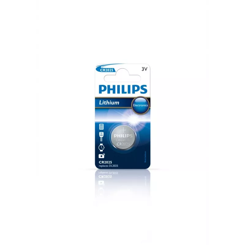 Mygtukinė baterija Philips Minicells CR2025/01B